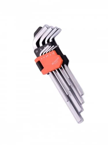 Купить Набор ключей HARDEN HEX имбусовых шестигранных, CrV, 18 см, 9 шт по низкой цене