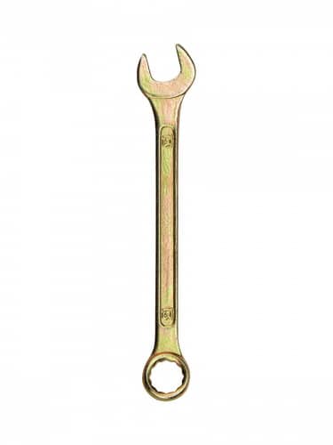 Купить Ключ Rexant комбинированный гаечный, для монтажа и демонтажа + защитное покрытие желтый цинк 13 мм по низкой цене