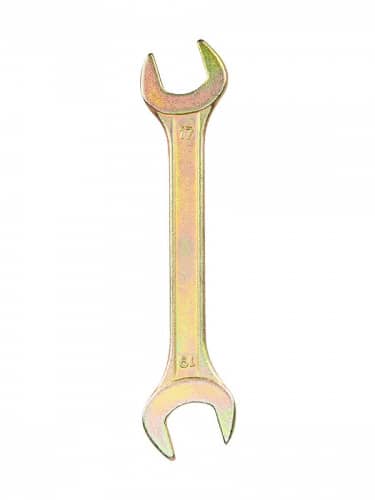 Купить Ключ Rexant универсальный гаечный рожковый, для монтажа и демонтажа + покрытие желтым цинком 17х19 мм по низкой цене