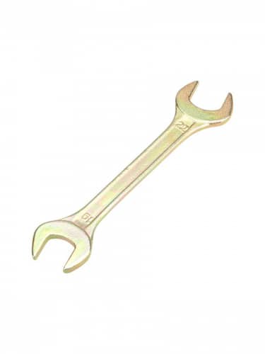 Купить Ключ Rexant универсальный гаечный рожковый, для монтажа и демонтажа + покрытие желтым цинком 27 мм, 19х22 мм по низкой цене