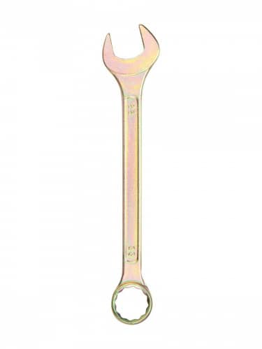 Купить Ключ Rexant комбинированный гаечный для монтажа и демонтажа + защитное покрытие желтый цинк 22 мм по низкой цене