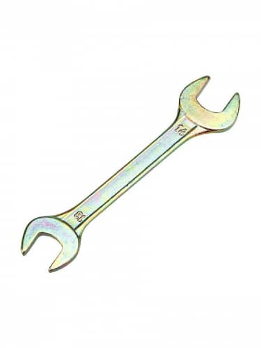 Купить Ключ Rexant универсальный гаечный рожковый, для монтажа и демонтажа + покрытие желтым цинком 13х14 мм по низкой цене