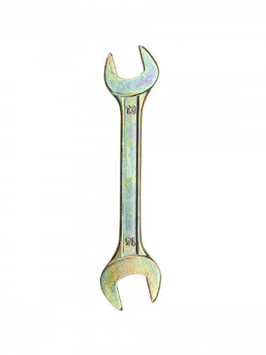 Купить Ключ Rexant универсальный гаечный рожковый, для монтажа и демонтажа + покрытие желтым цинком 13х14 мм по низкой цене