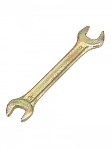 Купить Ключ Rexant универсальный гаечный рожковый, для монтажа и демонтажа + покрытие желтым цинком 10х11 мм по низкой цене