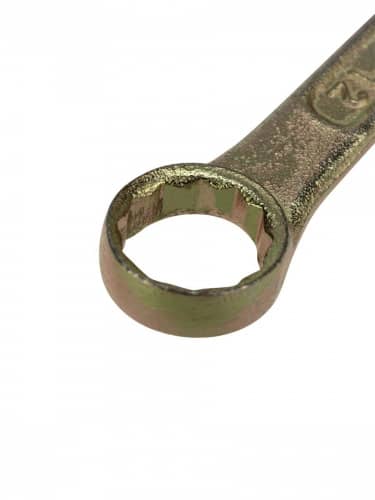 Купить Ключ Rexant комбинированный гаечный 12 мм для монтажа и демонтажа + защитное покрытие желтый цинк по низкой цене