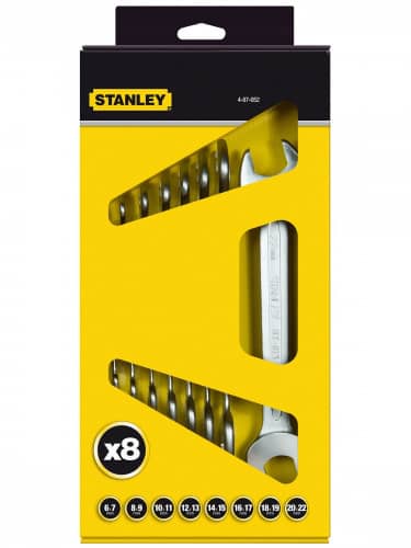 Купить Набор ключей Stanley рожковых 4-87-052 8 шт по низкой цене