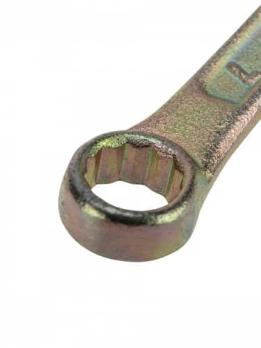 Купить Ключ Rexant комбинированный гаечный 7 мм для монтажа и демонтажа + защитное покрытие желтый цинк по низкой цене