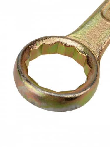 Купить Ключ Rexant комбинированный гаечный 30 мм для монтажа и демонтажа + защитное покрытие желтый цинк по низкой цене