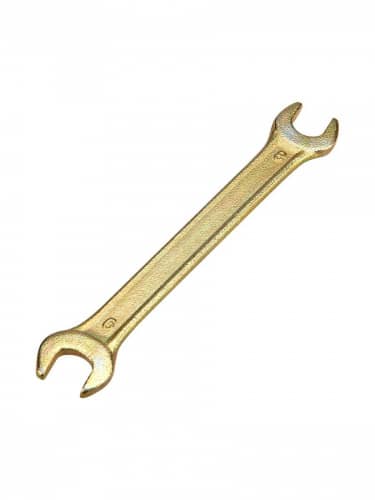 Купить Ключ Rexant универсальный гаечный рожковый 8х9 мм для монтажа и демонтажа + покрытие желтым цинком по низкой цене