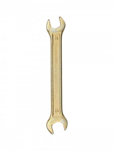 Купить Ключ Rexant универсальный гаечный рожковый 8х9 мм для монтажа и демонтажа + покрытие желтым цинком по низкой цене