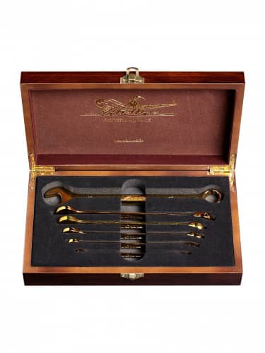 Купить Набор ключей Airline комбинированный в дер. коробке 6 шт 8 - 17 мм AT-6-37 по низкой цене