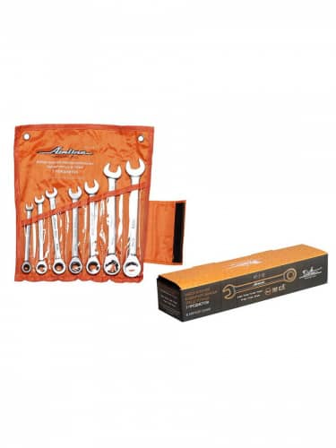 Купить Набор ключей Airline комбинированных трещоточных 7 шт 8 - 19 мм AT-7-12 по низкой цене