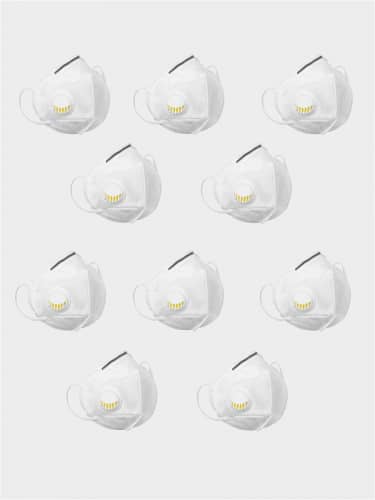 Купить Респиратор KN95 FFP 2 с клапаном, многоразовый, защитный, 5 слойная, 10 шт по низкой цене