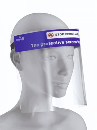 Купить Экран Orgplex защитный для лица с логотипом по низкой цене