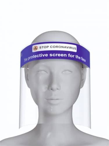 Купить Экран Orgplex защитный для лица с логотипом по низкой цене