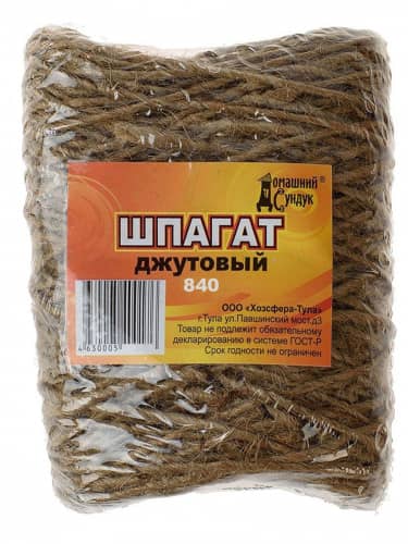 Купить Шпагат Домашний Сундук джутовый 840 м по низкой цене