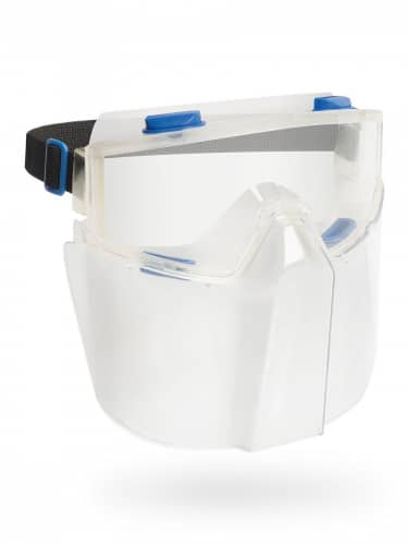 Купить Очки МосСпецСнаб ПАНОРАМА защитные со щитком по низкой цене