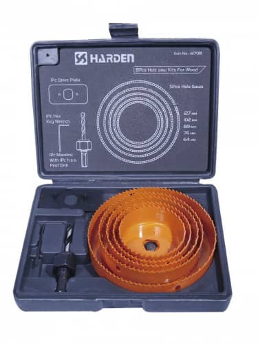 Купить Набор коронок HARDEN по дереву, 8 шт по низкой цене