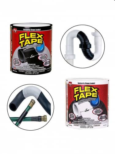 Купить Лента ЖМИ СЮДА клейкая сверхсильная водонепроницаемая белая по низкой цене