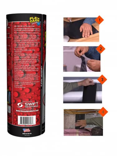 Купить Лента ЖМИ СЮДА клейкая, сверхсильная, водонепроницаемая, шириной 30 см, черная по низкой цене