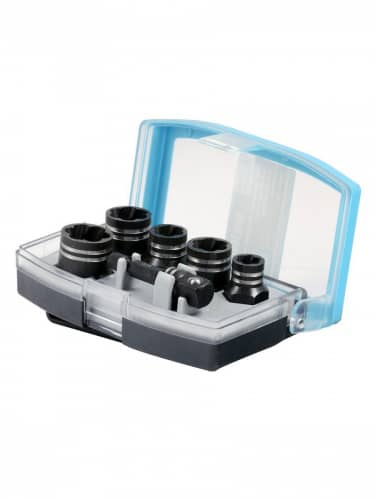 Купить Головка SURETORQ спиральная, торцевая, 3/8 дюйма с адаптером, для гайковерта, 5 шт по низкой цене