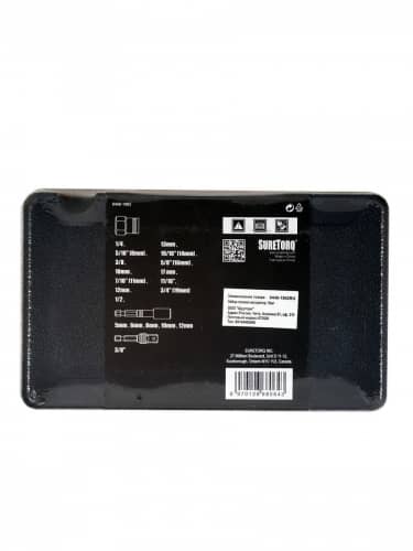 Купить Головка SURETORQ торцевая, для болтов 8-19 мм с адаптерами, для гайковерта, 19 шт по низкой цене