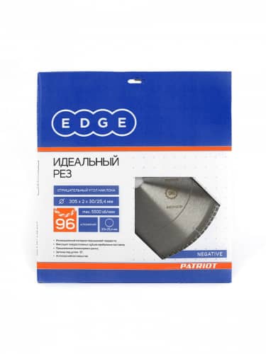Купить Диск EDGE by PATRIOT пильный по алюминию 810010031 305х30/25.4 мм по низкой цене