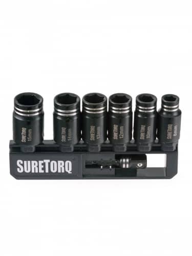 Купить Головка SURETORQ торцевая, с адаптером для ударного гайковерта 3/8, 7 шт по низкой цене