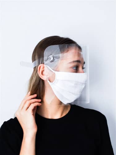 Купить Экран Shelter защитный защитный, для лица, пластик 2 шт по низкой цене