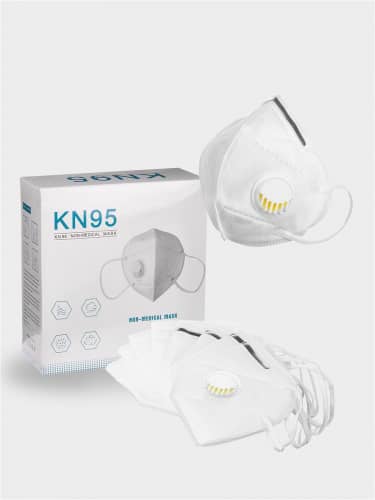 Купить Респиратор KN95 FFP 2 многоразовый, с клапаном, 5 слоев 10 шт по низкой цене