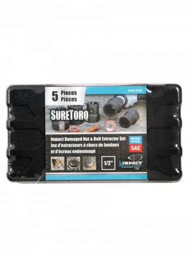 Купить Головка SURETORQ торцевая, 1/2 дюйма, для поврежденных болтов и гаек 19-26 мм, 5 шт по низкой цене