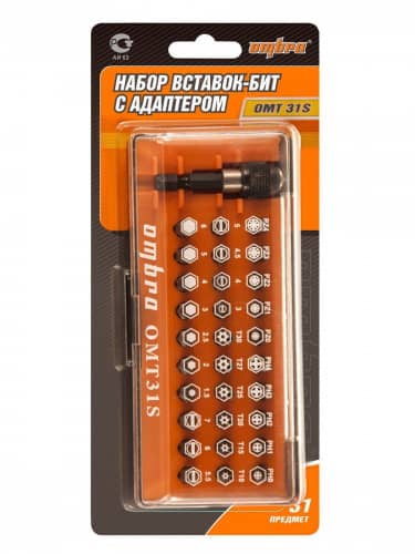 Купить Набор бит Ombra с адаптером 31 шт OMT31S по низкой цене