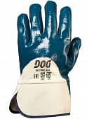 Купить Перчатки DOG рабочие с защитной крагой частичное покрытие нитрилом по низкой цене