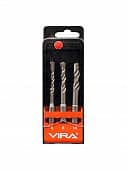 Купить Бур VIRA SDS plus 3 шт по низкой цене