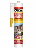 Купить Герметик Soudal универсальный, силиконовый, белый, 280 мл по низкой цене