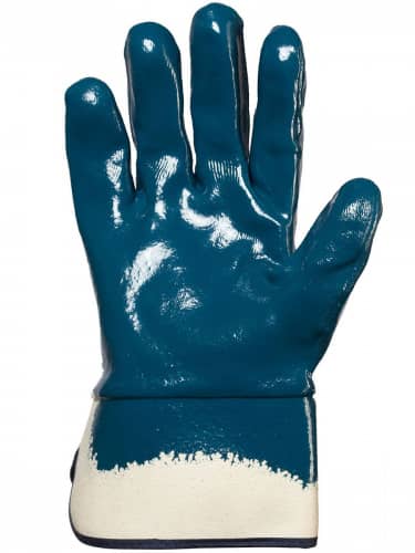 Купить Перчатки DOG рабочие с защитной крагой частичное покрытие нитрилом по низкой цене