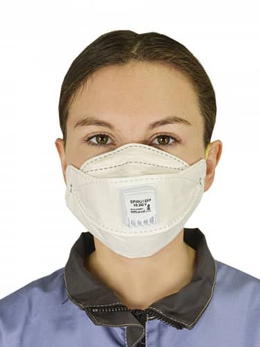 Купить Маска SPIROTEK фильтрующая, класс защиты FFP2 по низкой цене