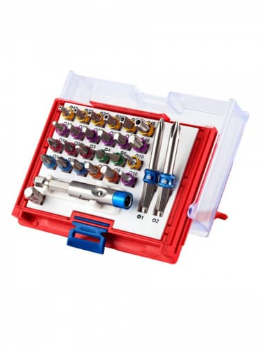Купить Вставки-биты Мастак TORX 1/4, HEX, PZ, PH, SLOT, 28 шт 058-11028C по низкой цене