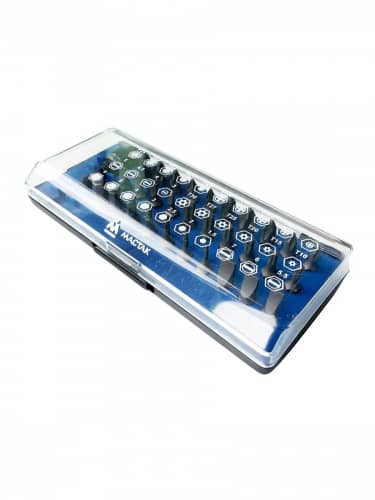 Купить Вставки-биты Мастак TORX 1/4, HEX, PZ, PH, SLOT, 31 предмет 058-00031C по низкой цене