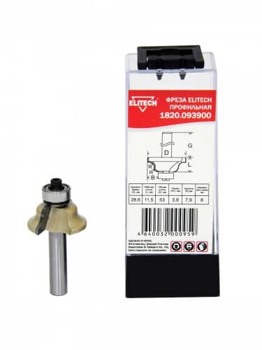 Купить Фреза ELITECH профильная 1820.093900 по низкой цене