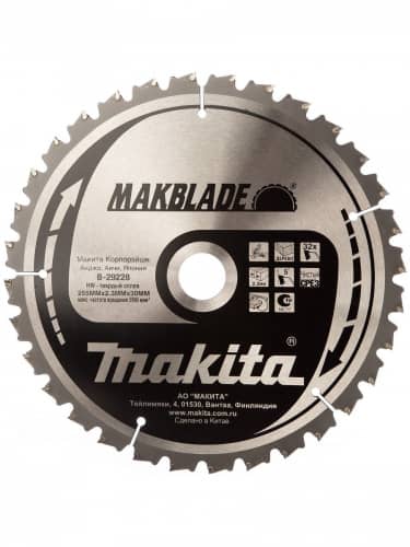 Купить Диск Makita пильный по дереву B-29228 255х30 мм по низкой цене