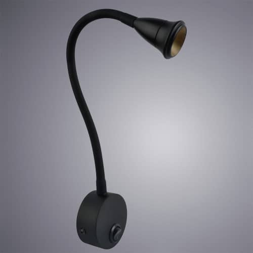 Купить Светильник Arte lamp настенный A7603AP-1BK по низкой цене
