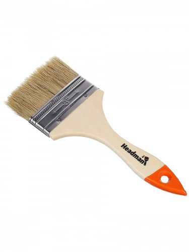 Купить Кисть HEADMAN малярная плоская бейсик натуральная щетина 3 75 мм по низкой цене
