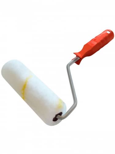 Купить Мини-валик Rexant малярный белый из полиамида с облегченной конструкцией 110 мм, бюгель 6 мм по низкой цене