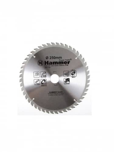 Купить Диск HAMMER Flex пильный по дереву 205-120 CSB WD 250 ммх48x32/30 мм по низкой цене