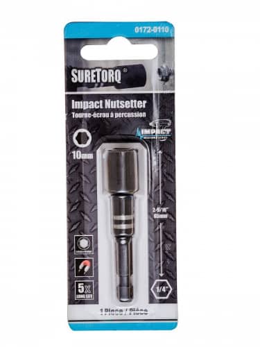 Купить Насадка SURETORQ H10 магнитная под шестигранную головку для ударного шуруповерта, 65 мм по низкой цене