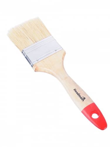 Купить Кисть HEADMAN малярная плоская евро натуральная щетина 2,5 63 мм по низкой цене