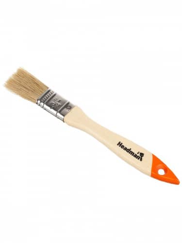 Купить Кисть HEADMAN малярная плоская бейсик натуральная щетина 3/4 20 мм по низкой цене