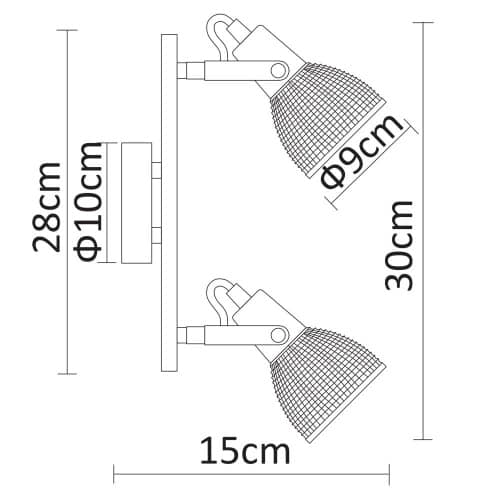 Купить Бра Arte lamp A1026AP-2CC по низкой цене