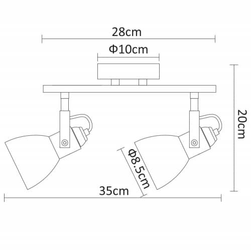 Купить Бра Arte lamp A9582AP-2AB по низкой цене